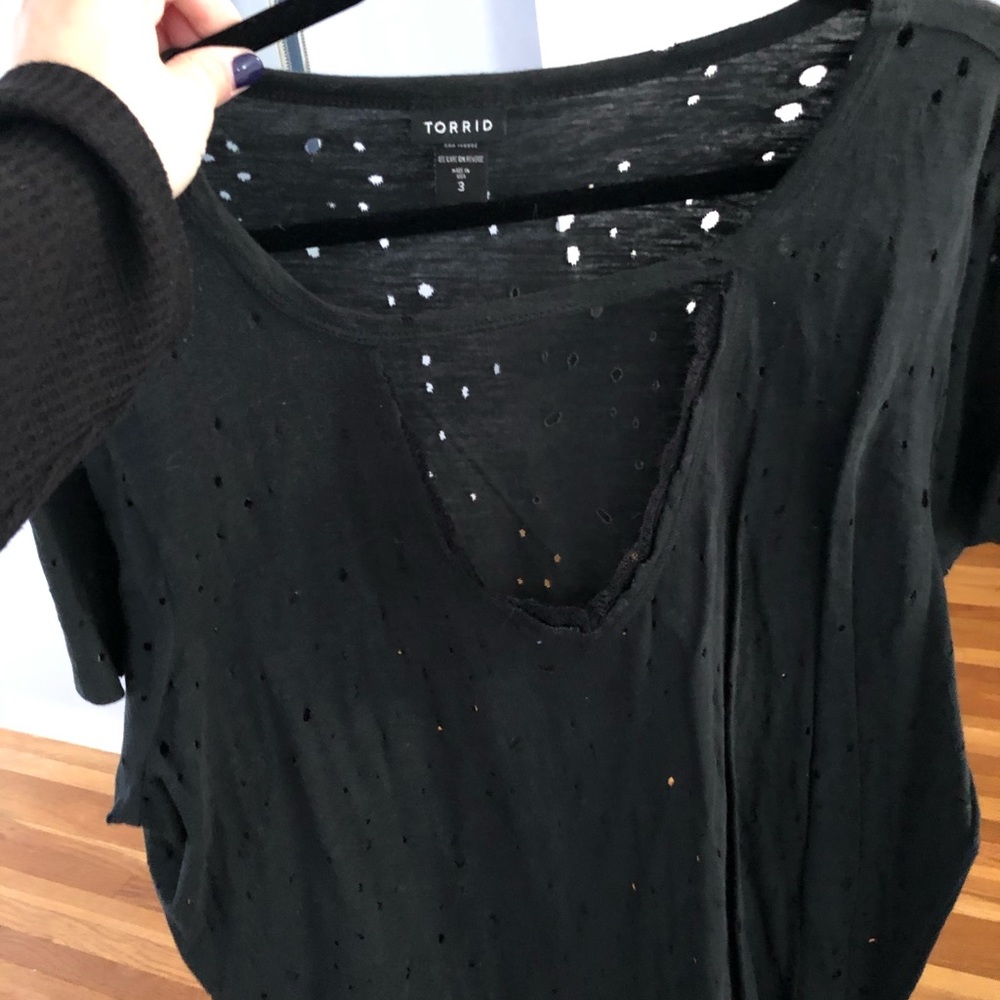 Torrid deconstructed T-shirt